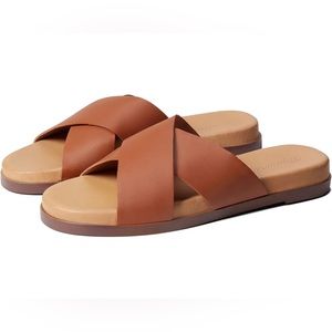 Madewell Louisa Crisscross Leather Sandals in Size 8